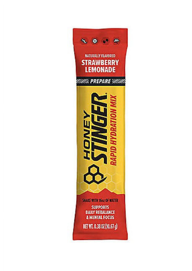 Honey Stinger Rapid Hydration Mix, Prepare, Strawberry Lemonade (20 Ct.)