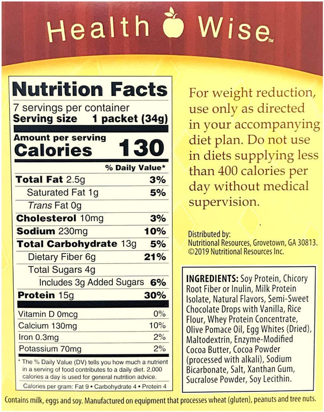 Fit Wise - High Protein Diet Mug Cake | Chocolate Caramel Flavor | Low Calorie, Low Carb Diet Dessert by Healthwise