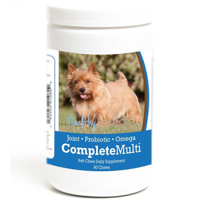 Healthy Breeds 192959010800 Norwich Terrier All in One Multivitamin Soft Chew - 90 Count