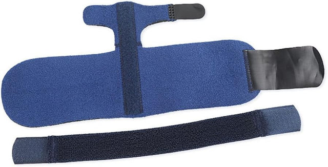 Healifty Toe Compression Brace 1 Pair Big Toe Splints Bunion Corrector Toe Separator Straightener for Women Men (Blue)