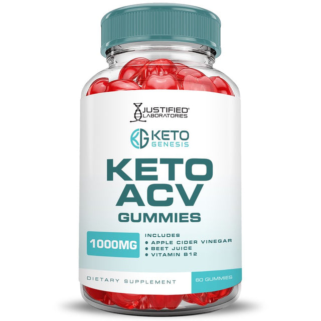 Keto Genesis Keto ACV Gummies 1000Mg & Keto ACV Pills 1275MG Bundle