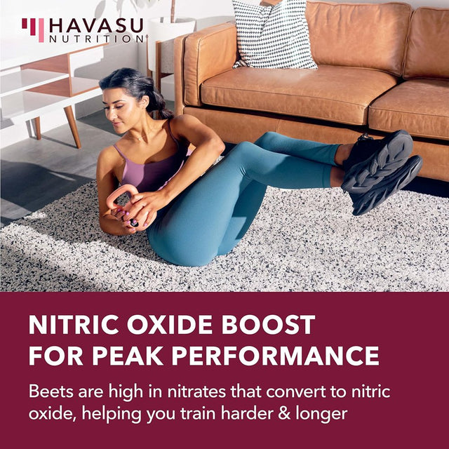 Havasu Nutrition Beet Root + COQ10 Gummies Nitric Oxide Supplement, Mixed Berry, 120 Ct