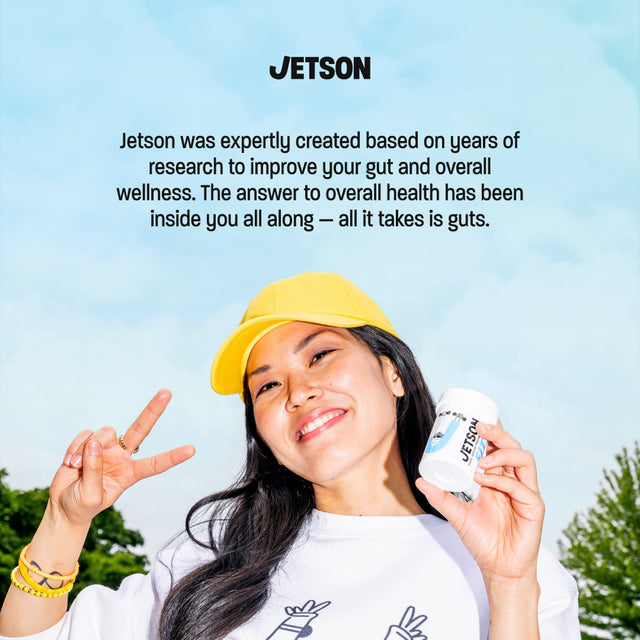 Full-Spectrum Digestive Enzyme Gas & Bloating Prevention Chewable Supplement, Jetson, 60Ct