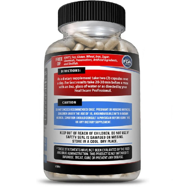 L-Arginine 60Ct, NO3, Nitric Oxide, Testosterone Booster, Libido, ED Support