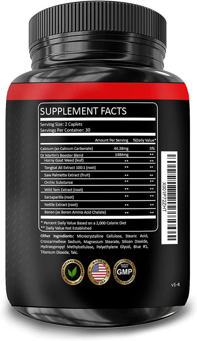 Extra Strength Testosterone Booster - Naturally Boost Your Stamina, Endurance, Strength & Energy for Men & Women - Burn Fat & Build Lean Muscle Mass Today