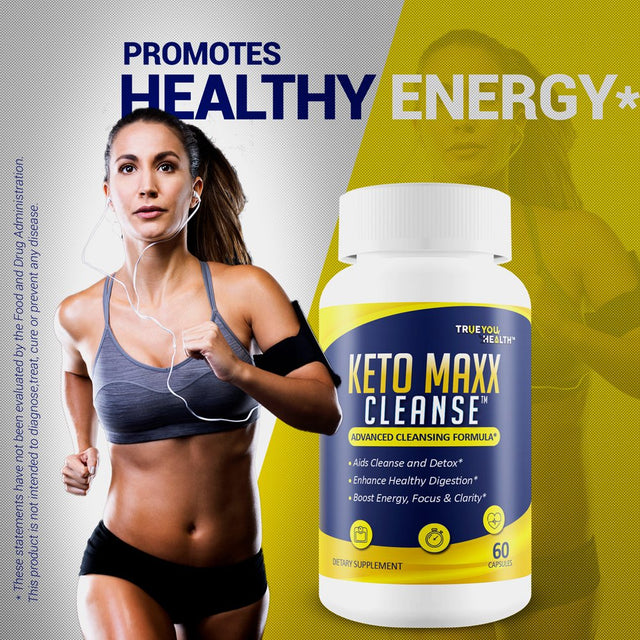 Keto Maxx Cleanse - Keto Friendly Cleanser - Aids Cleanse & Detox - Full Body Cleanse, Colon Cleanse, & Liver Cleanse Support - Promote Healthy Digestion - Boost Energy, Focus, & Mental Clarity