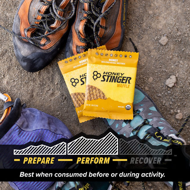 Honey Stinger Organic Healthy Snack Waffle, Honey, 1.06 Oz