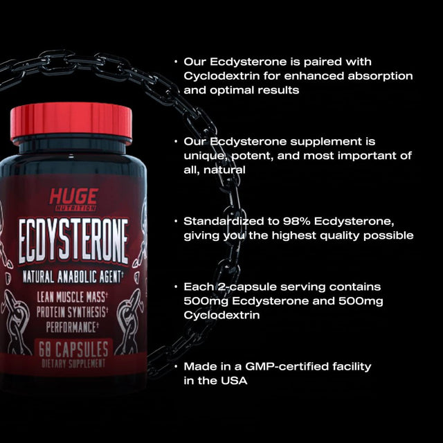 Huge Supplements Ecdysterone 60Caps