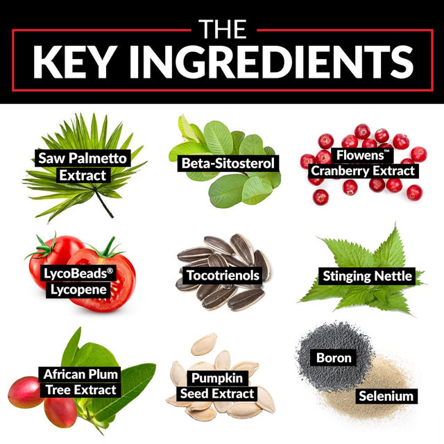 Force Factor Prostate Advanced, Prostate Supplement for Men,180 Tablets