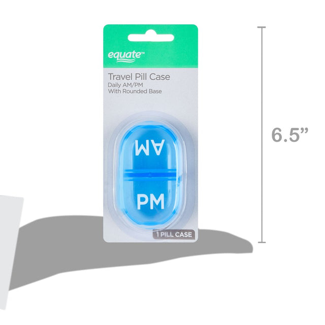Equate Travel Pill Case, Colors May Vary