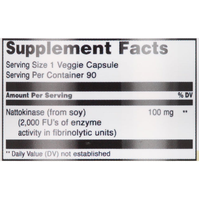 Amazing Formulas Nattokinase 100 Mg 90 Vcaps