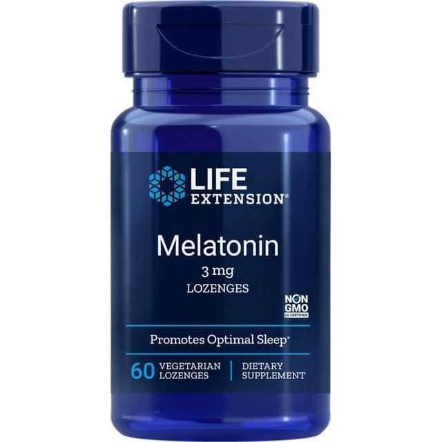 Life Extension - Melatonin 3 Mg. - 60 Lozenges