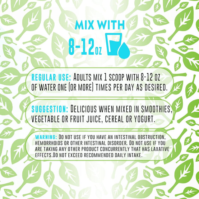 Project AD Fiber+ Vegan Fiber Supplement Powder, Supports Gut Health and Digestive Regularity (Mango, 16.4 Oz)