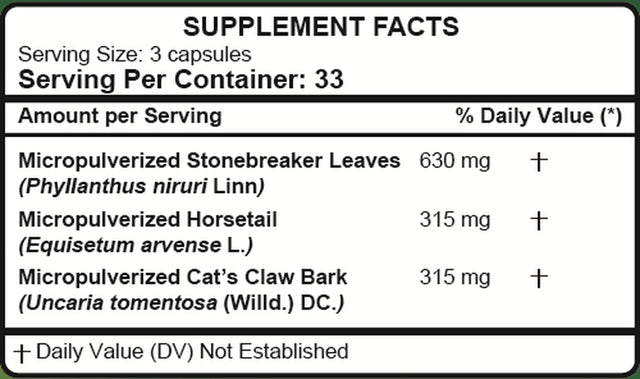 Hanan Rinosan Kidney Cleanser Blend | 100 Capsules | Naturally Aids in Supporting Healthy Kidney and Urinary Tract Function