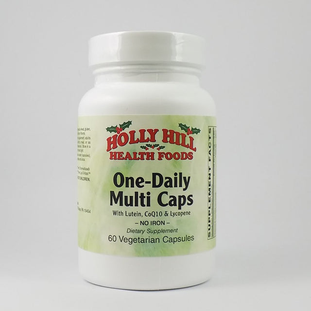 Holly Hill Health Foods, One-Daily Multi Caps Comprehensive Health Profile, 60 Vegetarian Capsules