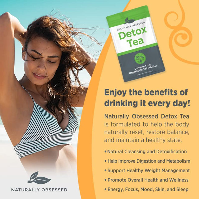1 Detox Tea | Original Blend | for Detox, Natural Cleansing, and Weigh Loss 1 Sachet (2 Tea Bags)