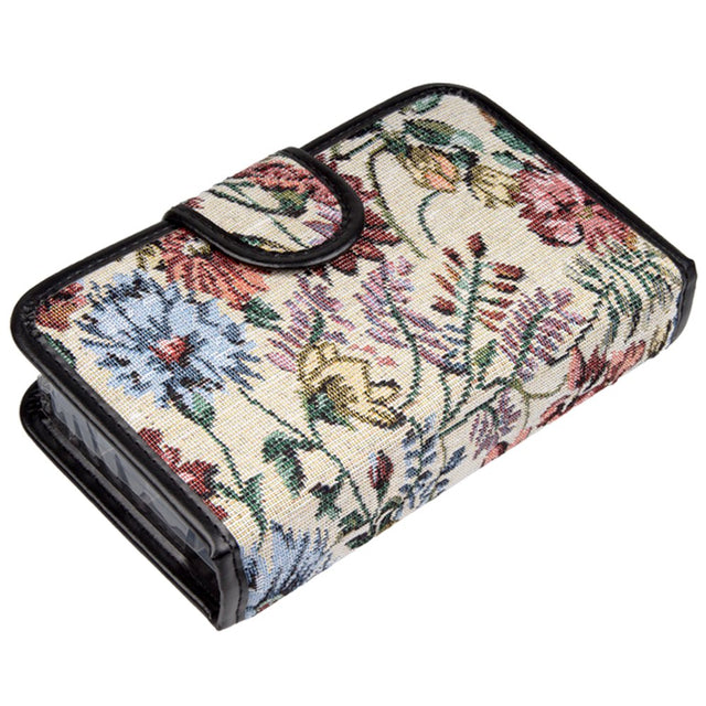 Floral Pill Case Box, Pill Organizer 14 Day Pill Holder Travel Pill Container and Medication Organizer, Travel Case - 4 Marked Compartments for Each Day of the Week - Morn, Noon, Eve, Bed