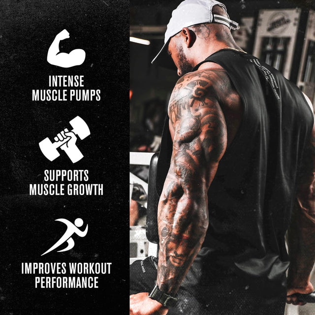 Jacked Factory Muscle Builder Supplement Stack - Build-Xt Muscle Builder & N.O. XT Nitric Oxide Boosting Agent for Dual Muscle Building Support (30 Day Supply)