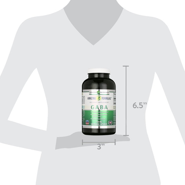 Amazing Nutrition GABA, 750 Mg, 300 Veggie Capsules