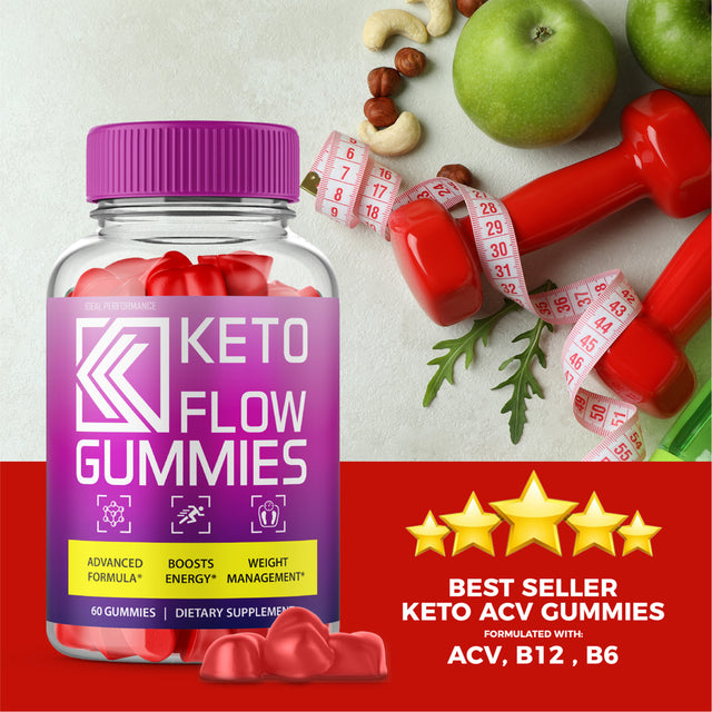 Keto Flow Gummies Keto Flow Gummy Bears for Weight Loss (1 Pack)