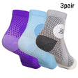 3 Pairs Soothe Socks Plantar Fasciitis Neuropathy Pain Ankle Brace Compression Sleeve Support Soothesocks Arch Support Women Men,Adult-M,3 Color