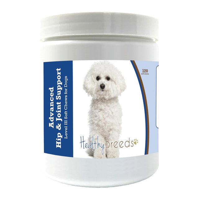 Healthy Breeds Bichon Frise Advanced Hip & Joint Support Level III Soft Chews for Dogs 120 Count