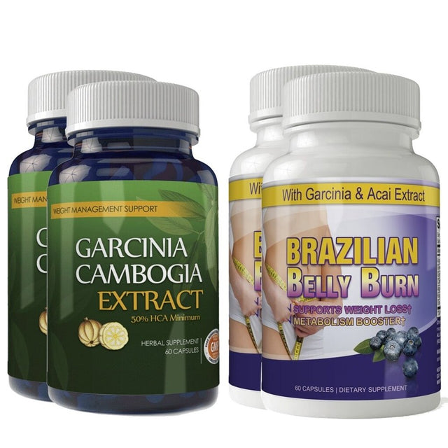 Garcinia Cambogia and Brazilian Belly Burn Combo Pack