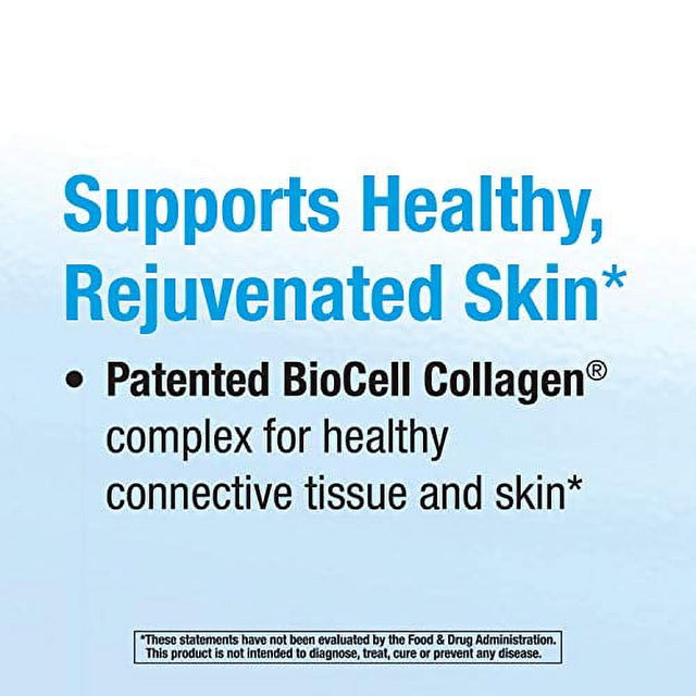 Nature’S Way Hydraplenish, with Patented Biocell Collagen, Supports Healthy Skin, Promotes Skin Collagen, Promotes Skin Elasticity, 60 Capsules