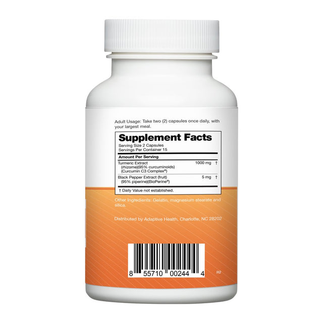 Instaflex Super Turmeric - 1000Mg Turmeric Curcumin with Bioperine, Black Pepper Extract, 95% Curcuminoids, 30 Count