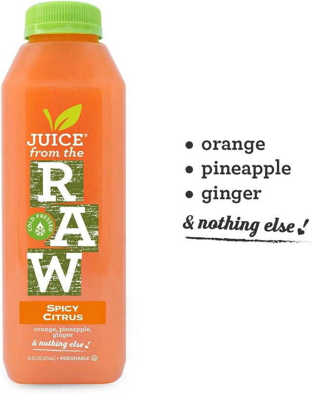 9-Day Vitamin-C Immunity Cleanse by Juice from the RAW® - Most Popular Juice Cleanse/Detox / 100% Raw Cold-Pressed Juices (18 Bottles + 9 Shots)