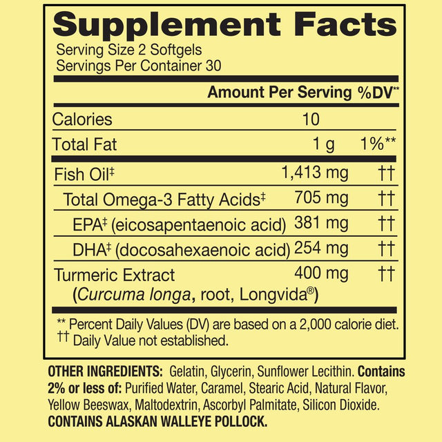 Spring Valley 4-Function Brain Support Dietary Supplement, 60 Count