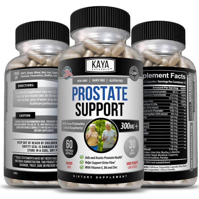 Kaya Naturals Prostate Support - Reduce Frequent Urination, Stamina Supplement