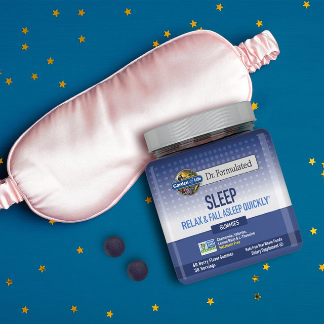 Garden of Life Dr. Formulated Adult Sleep Gummies | Melatonin Free Supplement | 60Ct