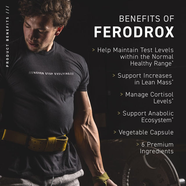 Kaged Ferodrox Ultra-Premium Testerone Pills for Men
