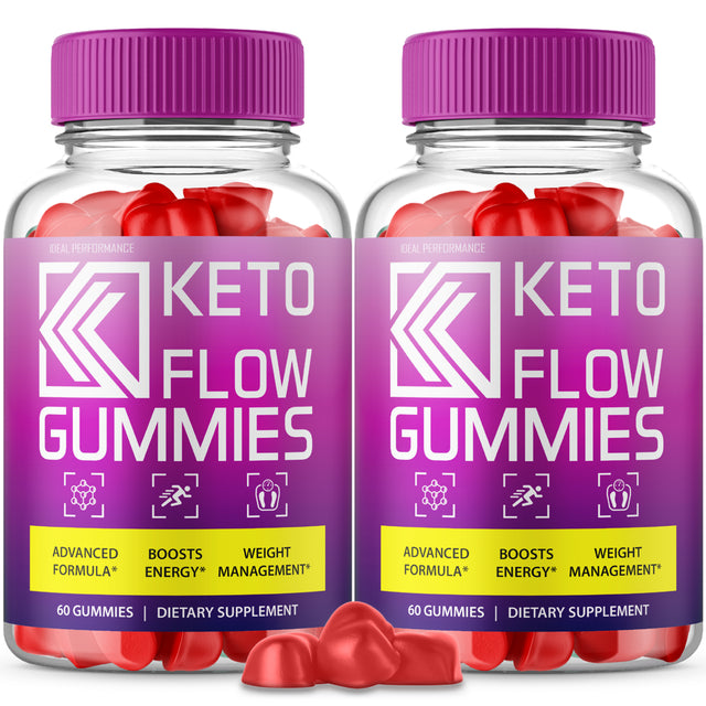 Keto Flow Gummies Keto Flow Gummy Bears for Weight Loss (2 Pack)