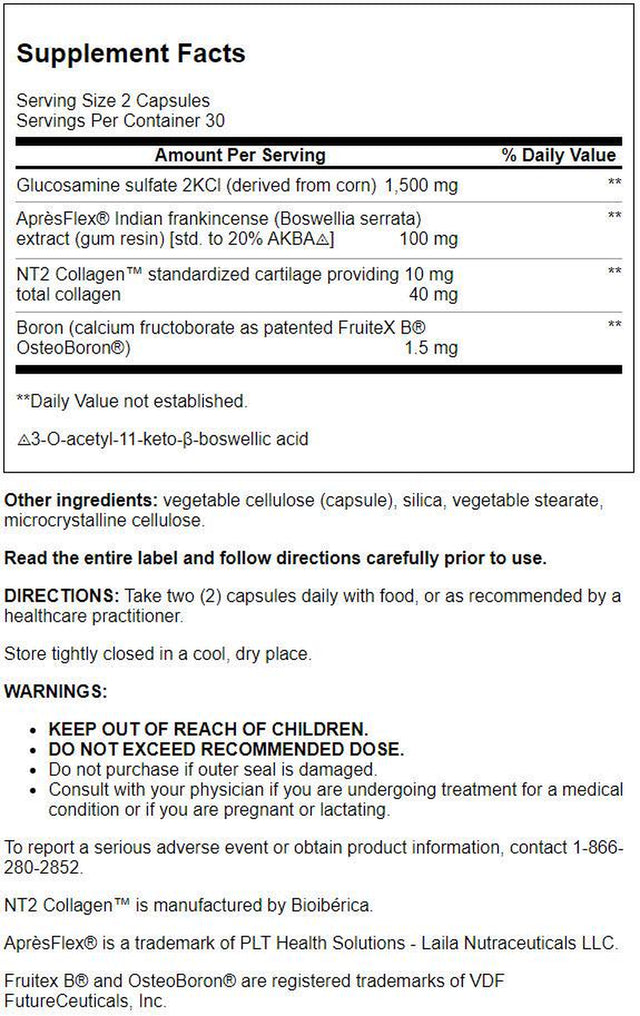 Life Extension Arthromax® Advanced with NT2 Collagen™ & Aprèsflex® - for Joint Health & Inflammation Management - Gluten-Free, Non-Gmo - 60 Capsules