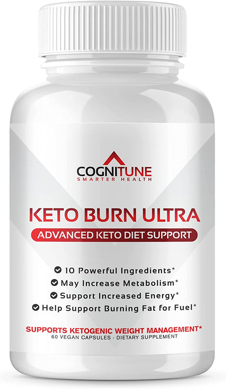 Keto Burn Keto Diet Pills β 10 in 1 Thermogenic Ketone Supplements for Women & Men, Garcinia Cambogia, Raspberry Ketones, Apple Cider Vinegar, Green Tea, Chromium Picolinate, Acai & More