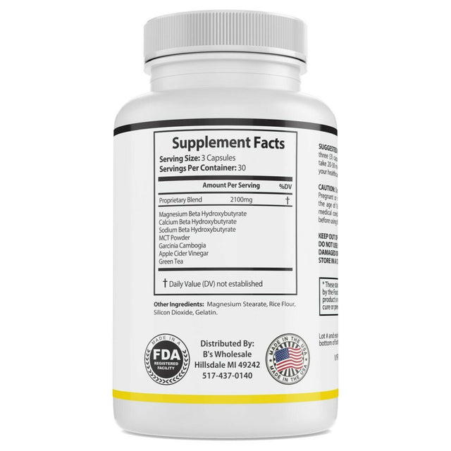 Keto Strong BHB 2100Mg Diet Pills Boost Fat Burn Rapid Advanced Weight Loss BHB