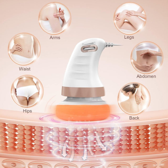 Body Sculpting Machine, Cellulite Massager with 9 Skin Friendly Washable Pads,Electric Beauty Sculpt Massager Cellulite Massager for Men and Women Belly Legs Arms