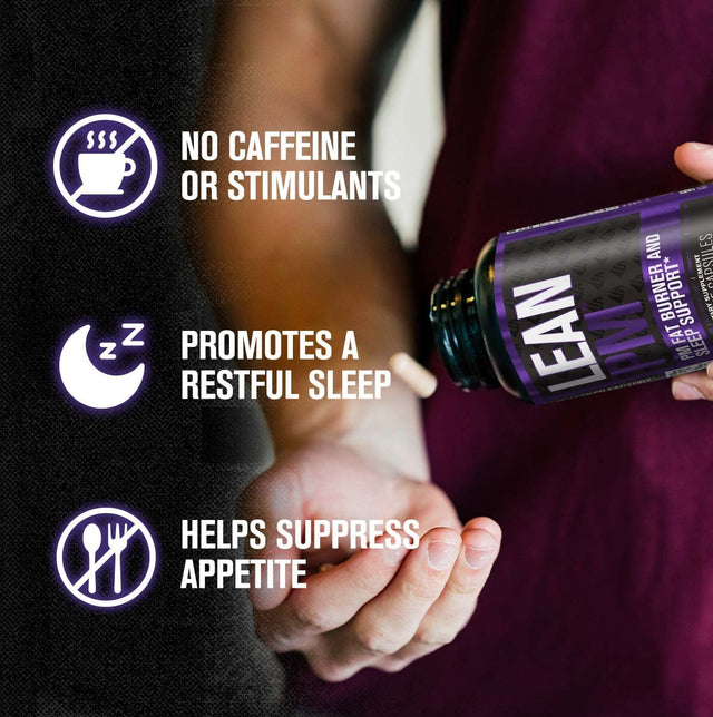 Jacked Factory Burn XT Thermogenic Fat Burner & Lean PM Nighttime Weight Loss Supplement for Men & Women 60 Veggie Diet Pills