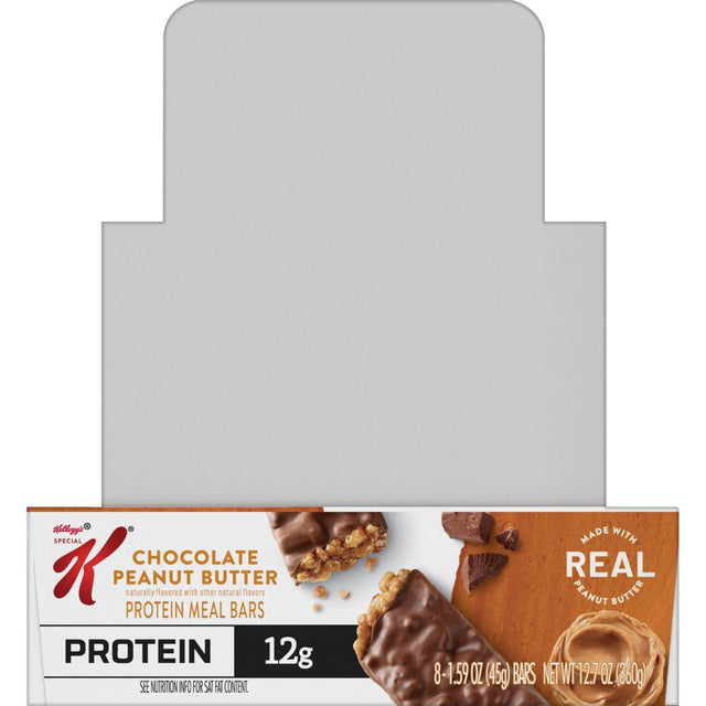 Kellogg'S Special K Chocolate Peanut Butter Chewy Protein Bars, Ready-To-Eat, 12.7 Oz, 8 Count
