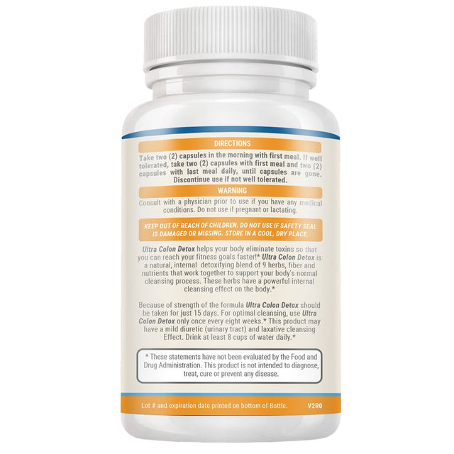 Natural Colon Cleanser & Detox Formula, Supports Health Bowel Movements, Weight Loss, Reduce Bloating & Boost Energy. Powerful Cleanse with Probiotics and Fiber, 60 Count