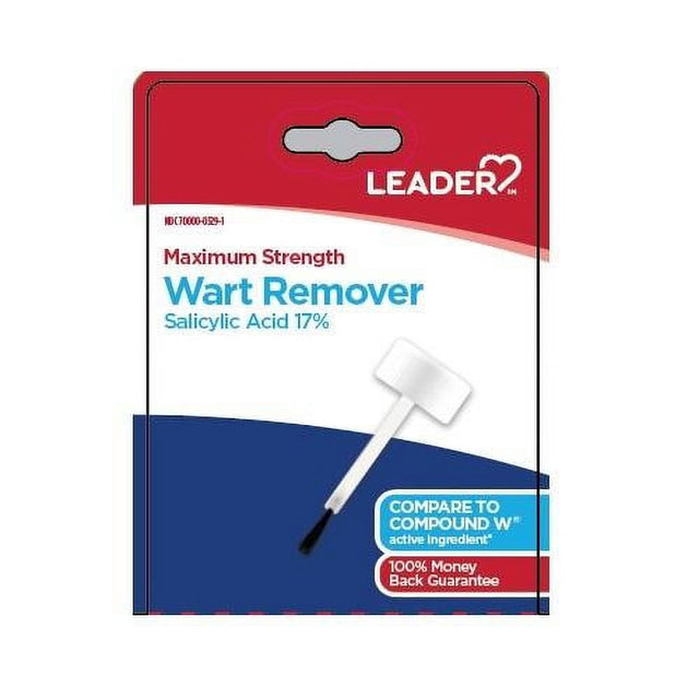 Leader Max Strength Wart Remover Liquid, 0.31Oz 096295132939G282