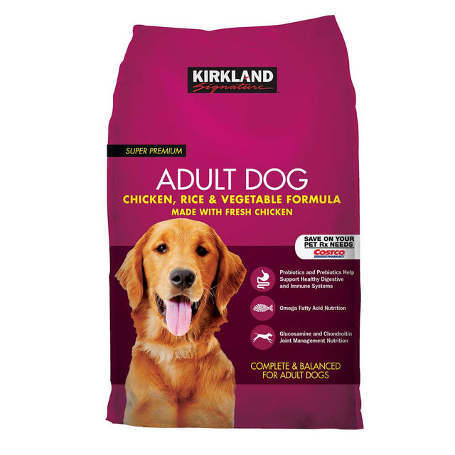 Kirkland Signature Adult Formula Chicken, Rice and Vegetable Dog Food 40 Lb.