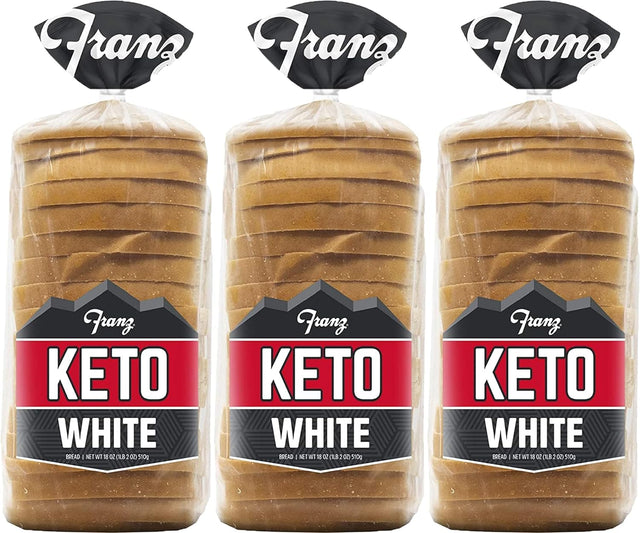 Franz Bakery 3 Pack Keto White Bread) with Keto Lifestyle Guide…
