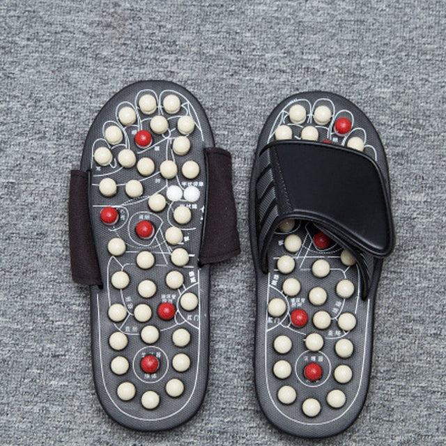 DERCLIVE Plantar Fasciitis Relief Massager, Foot Massage Slippers Sandals Mat for Men Women, Reflexology Foot Massager for Circulation