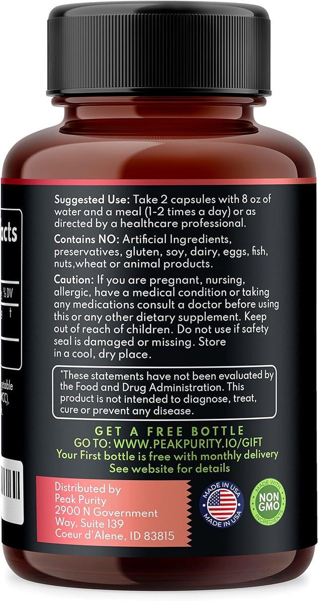 100% Organic Raw Apple Cider Vinegar Capsules - Natural Detox Gut Cleanse & Healthy Digestion - Tasteless & Easy to Swallow - Extra Strength ACV Pills - 1000 Mg