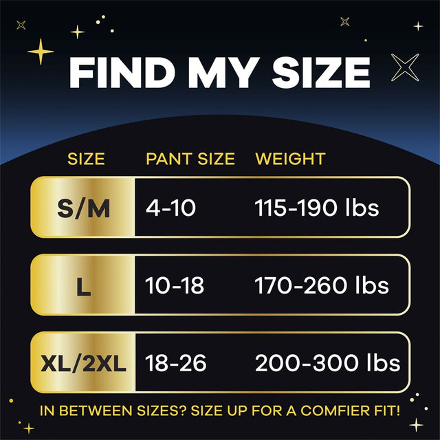 Always ZZZ Overnight Disposable Period Underwear Size L, 7 Count