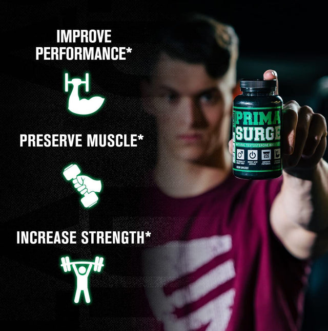 Jacked Factory Fat Burner & Testosterone Booster Stack for Men - Burn-Xt Thermogenic Fat Burner & PRIMASURGE Testosterone Booster for Men