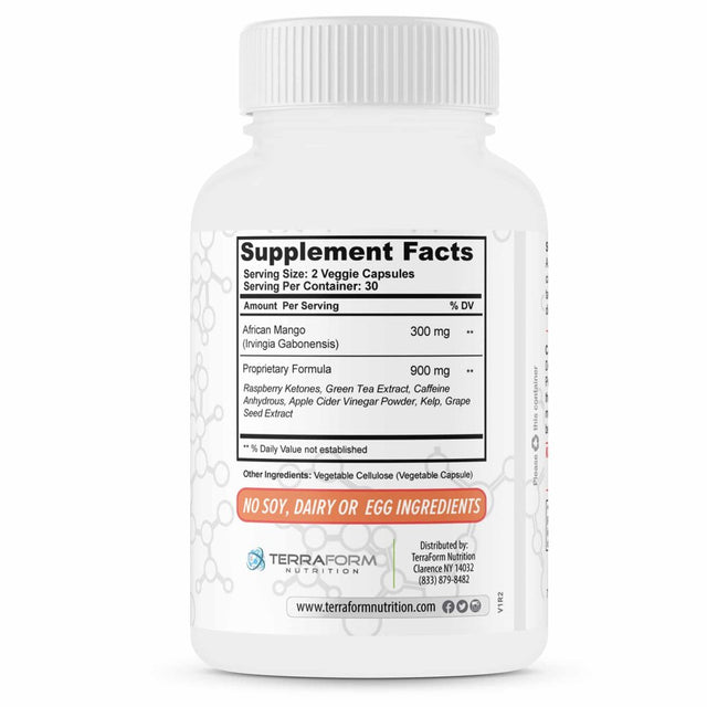 African Mango Diet Pills – Advanced Weight Loss Supplement, Natural Way to Support Fat Burn – 1200Mg per Serving of Pure African Mango Complex – Made in USA – 1 Month